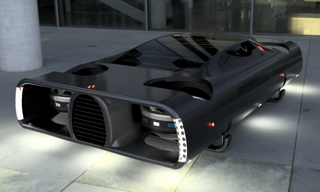Ace VTOL Slipstream Elite two passenger eVTOL concept design, front view Ace VTOL Slipstream Elite two passenger eVTOL concept design, front view